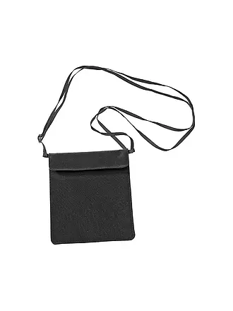 COCOON | Portafoglio Segreto per Passaporto in Seta | schwarz